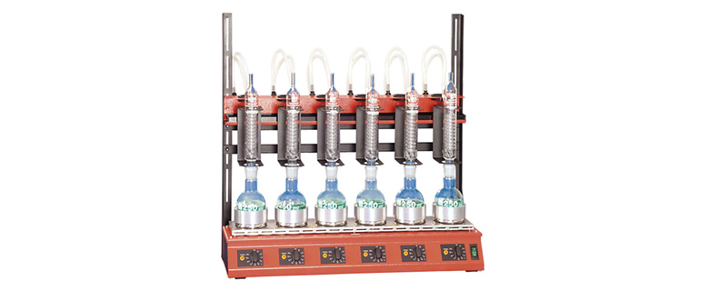 Hydroxyprolin - Aufschlussapparatur (Klassische Aufschlussapparatur für Bestimmung von Hydroxyprolingehalt)